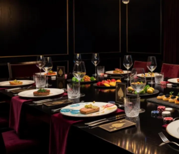 Gurmánské menu servírované na elegantně prostřeném stole